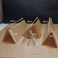 Acrylic Table NameplateBENING Size 6x20.6x25.6x30 Double Sided 2MM Thickness