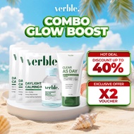 VERBLE Combo Glow Boost Serum Pitted Scar Verble + Acne Cleaner Anti-Acne As Day Clean + Daylight Ca