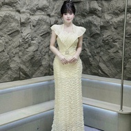 Wedding dress, long bodycon dress, beautiful fairy wing long-sleeved bodycon dress 1241 (Z4) N.c