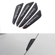 4pc Carbon Fiber Car Door Edge Guard Strip Scratch Protector Anti-collision Corner Bumper Protective