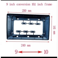 9 inch to 10 inch Headunit Frame Adapter Converter Adapter Android Car