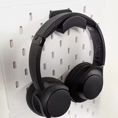 1PCS Suitable for Ikea Skadis Headphone Hanger Multi Functional Plastic Headset Display Stand Essent