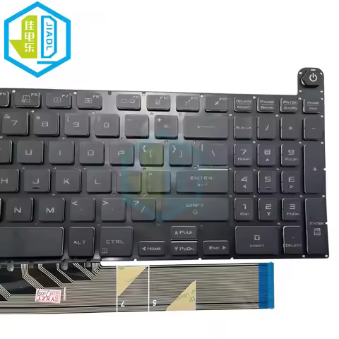 US RGB Backlit Keyboard For ASUS TUF Gaming F17 FX507 FX707ZE FX707ZR A17 FA707 FA707RR FA707RC USA 