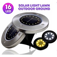 SOLAR GARDEN 16led solar tanpa wayar tanpa soket tanpa cas lampu halaman rumah solar light lampu lua