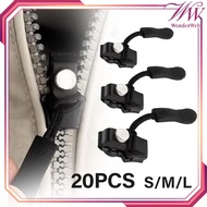 20pcs/set Damaged Zipper Replacement Tools Zipper Repair Tools Zipper Replacement Zipper Hooks