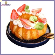 【COLORFUL】Simulation fruit cake donut food model decoration decoration bread donut❀