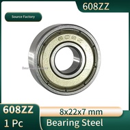 Bearing 608 zz 608-zz 608-2rs s608zz 608ZZ S608ZZ High Quality Bearing Steel,  8x22x7mm, Double Meta
