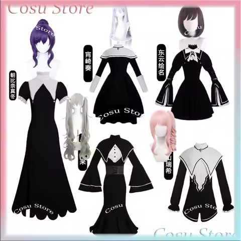 PJSK Nightcord God-ish Miku Asahina Mafuyu Shinonome Ena Yoisaki Kanade Outfits Anime Cosplay Costum