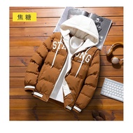 2024 MLB Outlet Tide Nhãn hiệu NY Men Winter 2024 Mới Couple Cotton Jacket trùm đầu Down Coat Tide