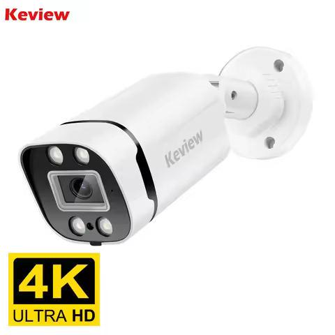 4K 8MP POE IP Camera Audio Outdoor POE/NOT POE H.265 Onvif Bullet CCTV Home 5MP Color Night Vision S