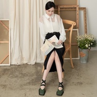 【I called Love】緞帶方頭平底芭蕾舞鞋