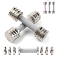 JOINFIT Adjustable Dumbbell Set of 2,4 In 1 Dumbbell Weights for Women Men,5lb Dumbbells Adjustable 