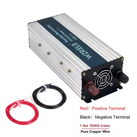 800W Solar Inverter Pure Sine Wave Power Bank Battery 12V/24V/36V/48V/72V/96V/110V DC to AC 110V/120