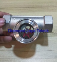 FLOW INDICATOR SIGHT GLASS 3/4" DN20 DRAT/ IMPELLER FLOW INDICATOR / VALVE BALING INDICATOR THREAD D