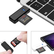 【SG】Card Reader USB 3.0 Type C 512GB Fast Transmission 2 in 1 SD Card Reader TF Card Dual Card Readi