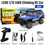LC80 1/12 RC Crawler 2.4G Full Scale 4WD Remote Control Climbing Off-road Car Hobby Grade Toys for B
