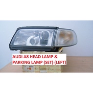 AUDI A8 HEAD LAMP AND PARKING LAMP (SET) (BOSCH) LEFT