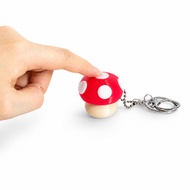 GANTUNGAN Luneta Clicky - Small Mushroom Fidget Clicker Clicky/ Keychain/ / Keychain Bag Charm/ Clic