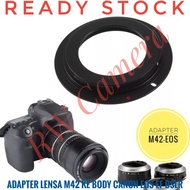 _ Adapter Lens M42-Eos M42 To Body Canon Ef Dslr 700D 6D 7D