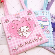 「X111」 Kuromi Pochacco PU Tution Bag Shopping Bag库洛米帕恰狗单肩包PU魔术贴防水补习袋 创意A4手提