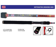 FUJI REEL SEAT PENN DETONATOR INSHORE SPINNING ROD ( K-GUIDE )