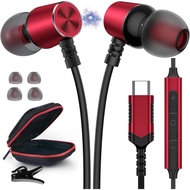 USB C Headphone Type C Earphone Magnetic Wired Earbuds for iPhone 17 Pro Max 16 16e 15 Plus for Sams