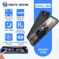 South Ocean 2024 New 10'' IPS Touch Screen Dash Cam Recorder Full HD 1080P Car Camera Dual Lens Nigh