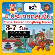 [SIM] Greater China 4 Countries 4G/5G 3-7 Days SIM Hong Kong Taiwan Macau By RoamingMonkey