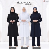 Pakaian Baju Haji Umrah Jubah Seluar Ready Stok Berpoket Tanpa Gosok Plussize Hitam Putih