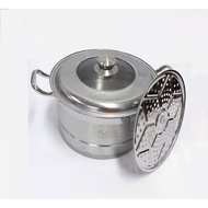 Stainless Steel Soup Pot Double Handle with Steamer Plate High Pot 30cm Kaserola Kaldero Mataas na K