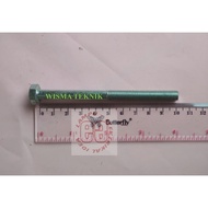 White Hexagon Bolt M8 x 100 mm