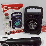 Speaker MKC 5009 Bluetooth Portable Bonus Mic Karaoke Speaker MKC5009 Wireless Musik Radio USB Memory Card