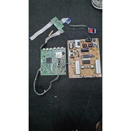 (1299) LG 55LF630T Mainboard, Powerboard, Tcon, Tcon Ribbon, LVDS, Cable. Used TV Spare Part LED