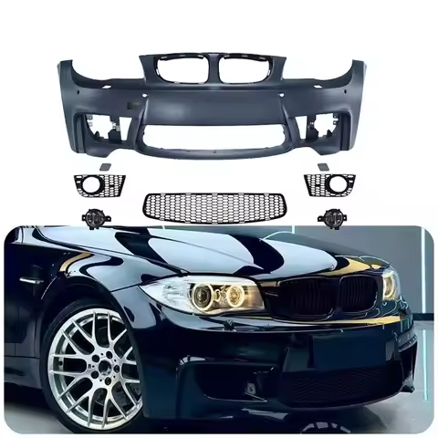 PP E82 1M BODY KIT CAR BUMPERS E87 M Front Bumper for E87 1 SERIES E82 2008-2011 Front Bumpercustom