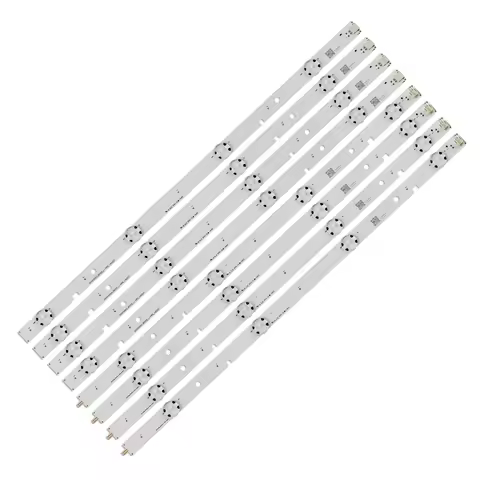 LED Backlight strip 8 lamp For Toshiba 47"TV 47L6353DB 47L6453DB SVT470A53_REV05_R SVT470A53_REV05_L
