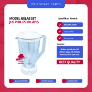 Model Gelas SET Blender Philips Lama HR 2815 - Sparepart Blender Philips 2815