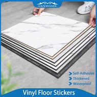 LUVHOME Self-Adhesive Vinyl Tiles PVC Floor Stickers Flooring Waterproof Anti-Fouling Vinyl Flooring