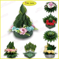 Artificial Sirih Junjung Siap Gubah Bekas Cincin Hantaran Kahwin Tunang Daun Sirih Tiruan