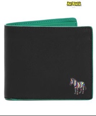 全新正貨 Paul smith zebra wallet green 斑馬錢包銀包男