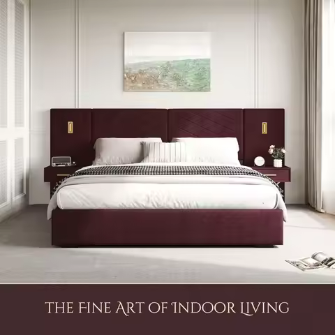 Rustic Oak Expandable Dining Table Seats 6-8, 55.1" to 86.6" x 35.4", Italian Design for Kitchen