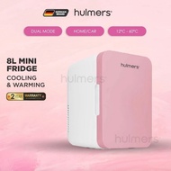 Hulmers - Peti Sejuk Mini 8L Serbaguna Sesuai untuk Kereta & Rumah Dual Fungsi | 8L Portable Mini Fr