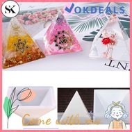 SK SK Resin Mould Silicone Craft Pendant Jewelry Mold Pyramid Fashion Ornaments Handmade Making Tool