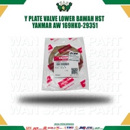 Y PLATE VALVE LOWER BOTTOM HST YANMAR AW 169HK0-29351 COMBINE HARVESTER WAN SPARE PARTS
