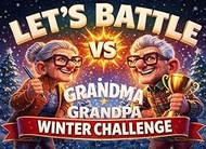 Let’s Battle: Grandma vs Grandpa Challenge Book: Fun 1-on-1 Games, Sweet Memory Prompts & Lightheart