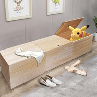 HY@ Tatami Wooden Box Solid Wood Storage Box Household Bedroom Bed Storage Clothes Large Size Windows and Cabinets Can S