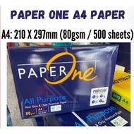 A4 paper All purpose Premium 80 gsm (500 sheets) All purpose paper one photo copy kertas A4 Kertas P