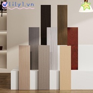 LILY Skirting Line, Self Adhesive Wood Grain Floor Tile Sticker, Home Decor Windowsill Living Room Waterproof Waist Line