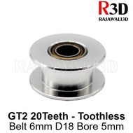 Up Pulley Idler Timing Belt Tension Gt2 W6 D18 B5 20T No Teeth