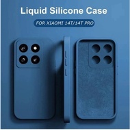 XIAOMI 14T Case XIAOMI 14T PRO Liquid Silicone Mircrofiber Casing Soft Cover