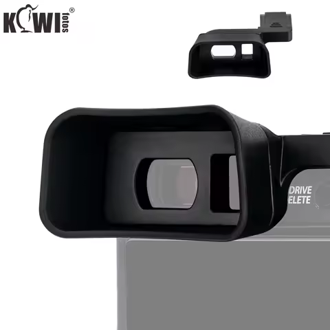Soft Silicone Long Cameras Eyecup Viewfinder Eyepiece Black Upgrade Eyecup for Fujifilm X-E4 Fuji X-